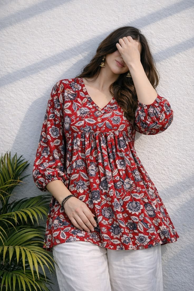 Janvi Pleated Kurti