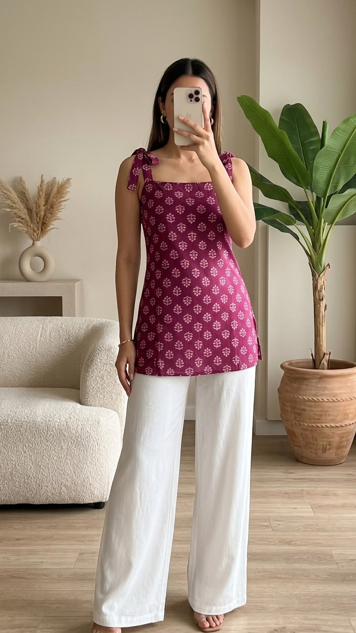 Diya Mirror Tunic